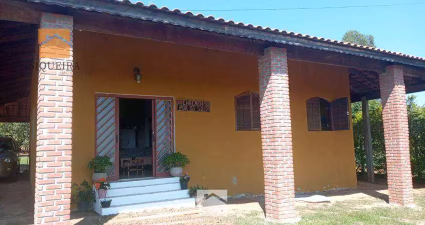 Condomínio village paraiso - chácara com 3 dormitórios à venda, 1000 m² por r$ 450.000 - jardim porto - capela do alto/sp