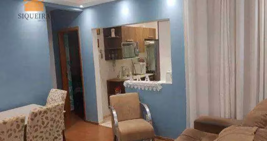 Condomínio salamanca - apartamento com 2 dormitórios à venda, 48 m² por r$ 295.000 - jardim são carlos - sorocaba/sp