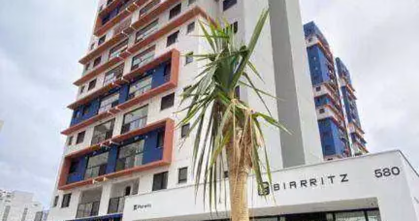 Condomínio biarritz - apartamento com 1 dormitório para alugar, 45 m² por r$ 4.000/mês - parque campolim - sorocaba/sp