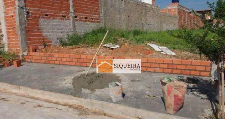 Terreno à venda, 157 m² por r$ 132.500,00 - aparecidinha - sorocaba/sp