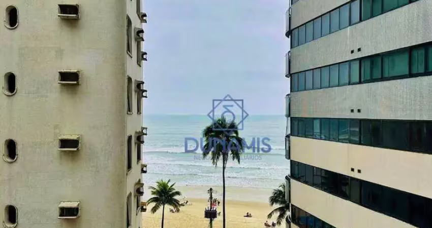Apartamento à venda a uma quadra da praia das astúrias e vista mar