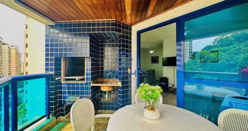 Excelente apartamento à venda na praia das pitangueiras - região da barra funda - com varanda gourme