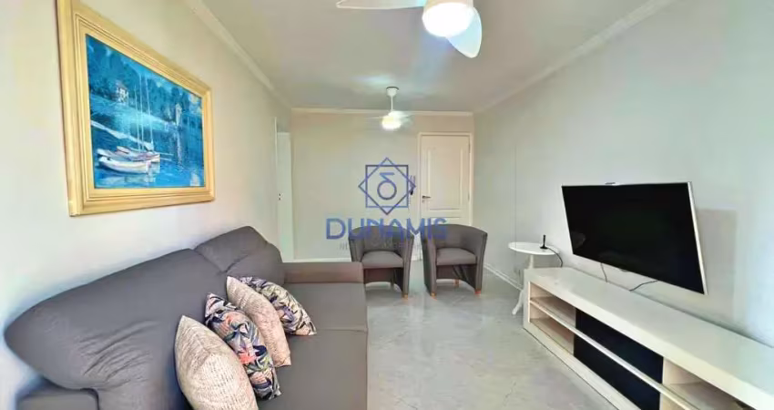 Apartamento com 2 dormitórios à venda, 65 m² por r$ 480.000 - pitangueiras - guarujá/sp