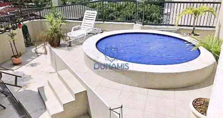 Cobertura à venda, 170 m² por r$ 830.000,00 - vila luis antônio - guarujá/sp