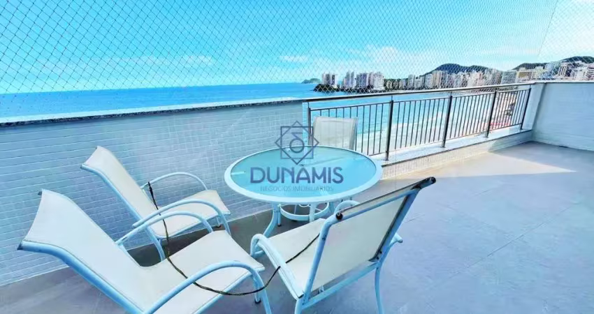 Cobertura à venda, 186 m² por r$ 2.100.000,00 - praia das pitangueiras - guarujá/sp