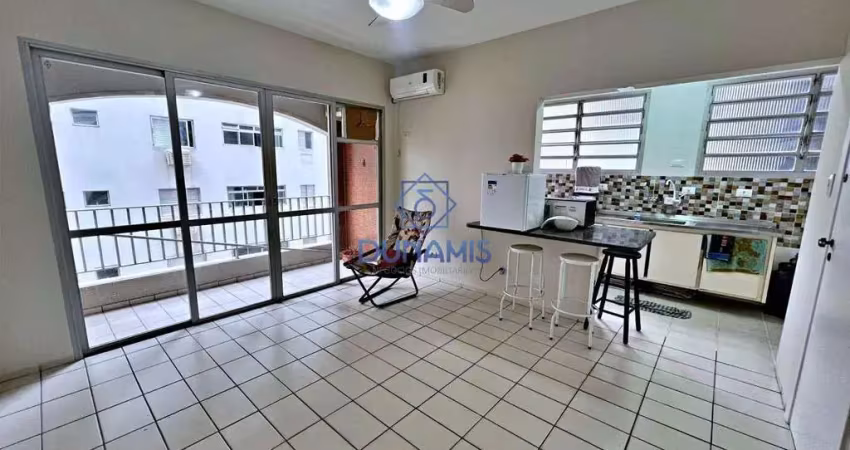 Apartamento à venda, 55 m  por r  370.000,00 - praia das pitangueiras - guarujá sp