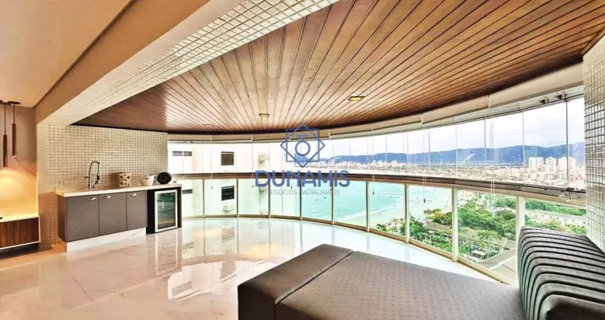 Apartamento alto padrão de frente para o mar à venda na praia da enseada