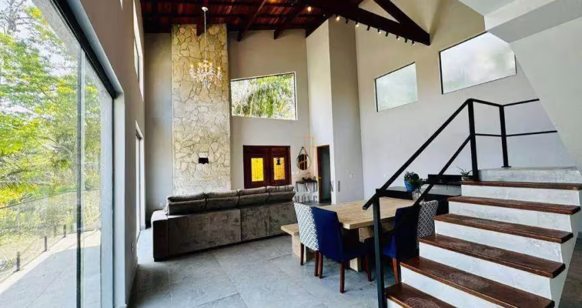 Casa com 4 dormitórios à venda, 300 m² por r$ 2.350.000,00 - parque rio abaixo - atibaia/sp