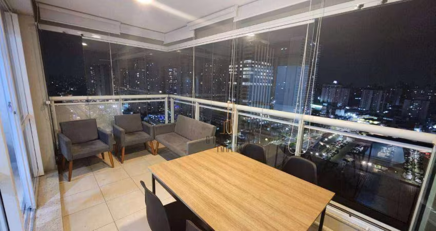 Flat com 1 dormitório para alugar, 42 m² por R$ 3.870,00/mês - Centro - São Bernardo do Campo/SP