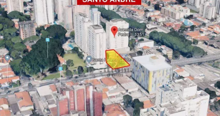 Terreno à venda na Avenida Dom Pedro II, Jardim, Santo André