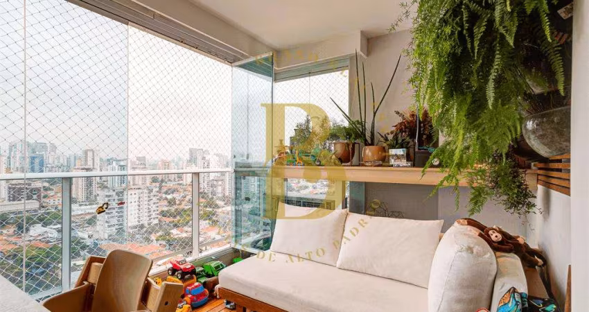 Apartamento sofisticado, localizado no Brooklin.