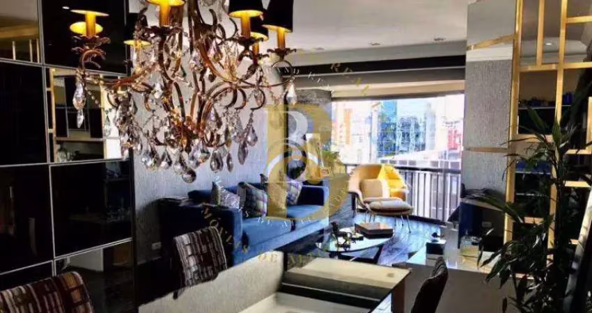 Primoroso apartamento, com acabamentos sofisticados, localizado no Itaim Bibi.