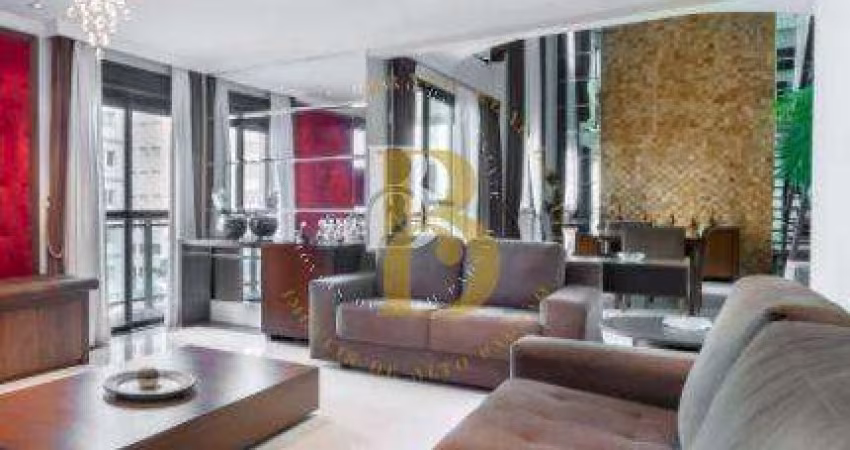 Apartamento refinado, localizado no Jardim Paulista.