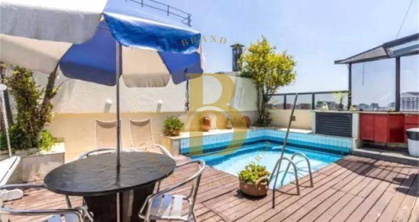 Cobertura duplex com 220 m², 3 quartos sendo 2 suítes à venda no bairro Vila Clementino.