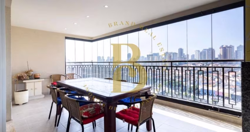 Apartamento à venda com 140 m² e 3 suítes, em condomínio luxuoso no Bosque da Saúde.