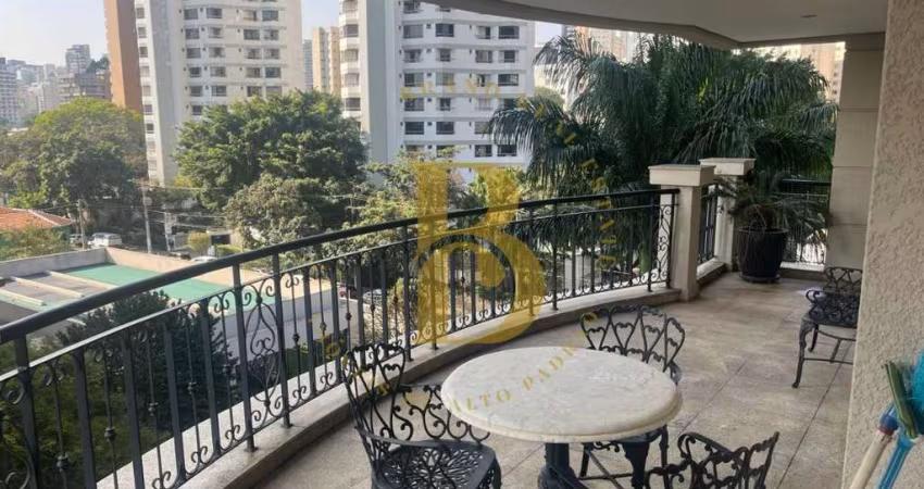 Apartamento com 308 m²,  4 suítes com 5 vagas a 400mts do Parque Ibirapuera
