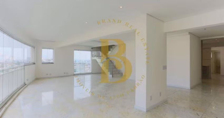 Cobertura de Luxo na Vila Romana – 284m², 4 Suítes, 4 Vagas &amp; Acabamentos Nobres
