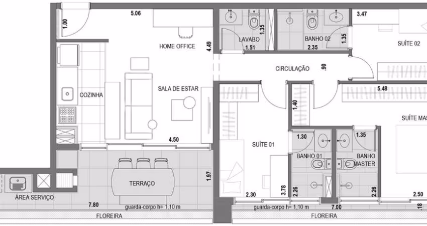 Apartamento com 3 quartos à venda na Rua Otávio Tarquínio de Souza, 1222, Campo Belo, São Paulo