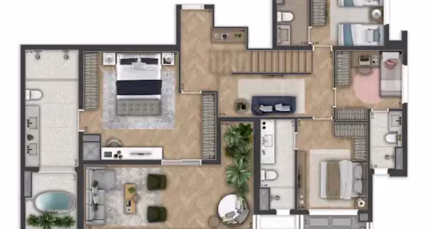 Luxuosa cobertura de 280m² com 4 suítes e 3 vagas na vila mariana - conforto e exclusividade!