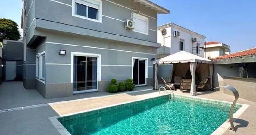 A sua nova casa em Alphaville 6 com quintal, piscina e todo o mobiliário