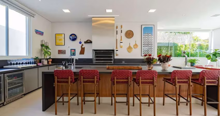 Casa a venda, com proposta sustentável, em alphaville 1 um, com assinatura de grife e 5 quartos