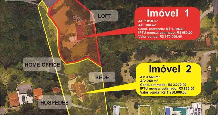 Cond. Vila Real do Moinho Velho: CASA + LOFT + hóspedes + home office!