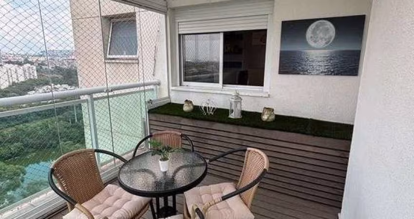 Semi mobiliado, em andar alto e com varanda gourmet - lumina gramercy