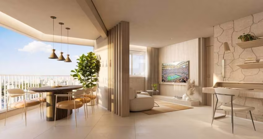 Apartamento com churrasqueira carvão bairro Bela Vista de 2 dormitórios e Suíte em Osasco