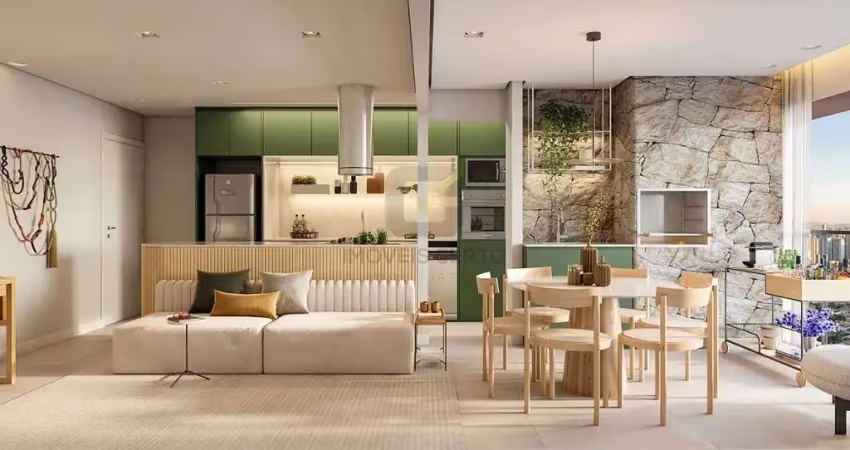 Apartamento à venda no brooklin paulista, são paulo-sp com 2 quartos, 2 suítes, 2 salas, 1 vaga de garagem - 69m² de área.