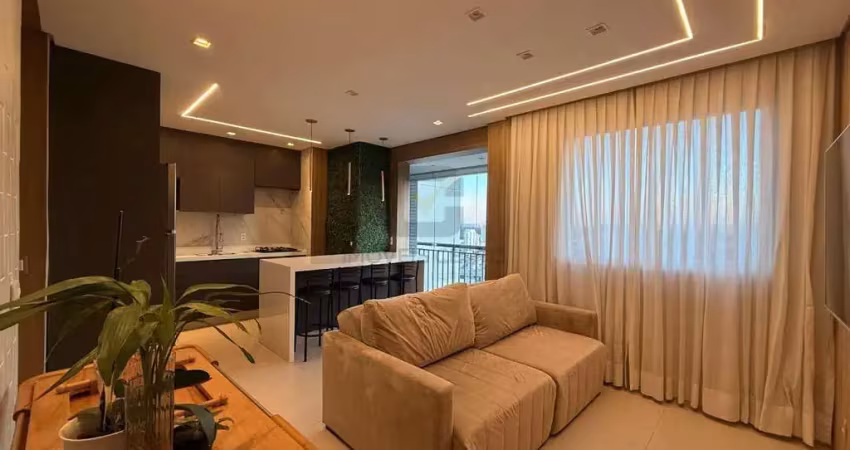 Apartamento a venda em barueri, a pé do parque municipal, mobiliado e com acabamento prime, 1 quarto, 1 vaga para carro
