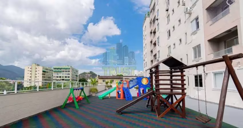 Apartamento para venda em rio de janeiro, pechincha, 2 dormitórios, 1 suíte, 2 banheiros, 1 vaga