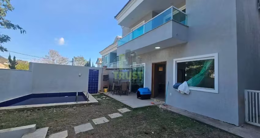 Casa em condomínio para venda em rio de janeiro, pechincha, 4 dormitórios, 2 suítes, 5 banheiros, 1 vaga