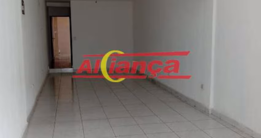 SALÃO COMERCIAL PARA ALUGAR, 155M² - CENTRO - GUARULHOS/SP - R$3500,00