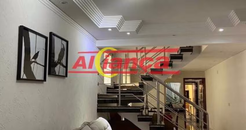 SOBRADO COM  DORMITÓRIOS A VENDA, 228m² - JARDIM SANTA CLARA - GUARULHOS/SP
