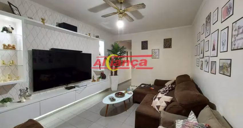 Sobrado com 3 dormitórios sendo uma suíte master a venda, 205 m² jardim bom clima - guarulhos - sp