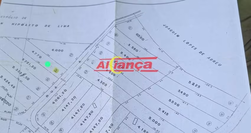 TERRENO A VENDA, 4.770,00 M²- MARMELO - MAIRIPORÃ - SP
