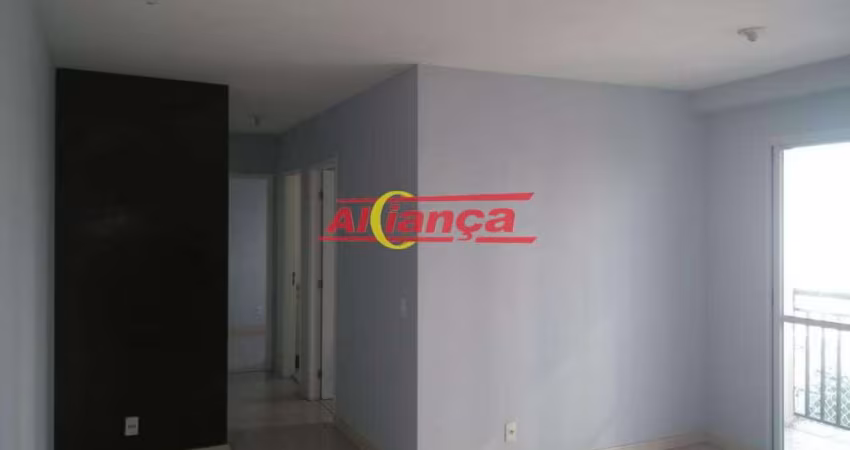 Apartamento pronto para morar, 55 m², Vila Augusta, 2 dormitórios e sala com sacada  só 350  MIL