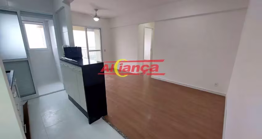 Excelente apartamento de 58m² com 2 dorms. (1 suíte) 1 vaga coberta. Gopouva- Guarulhos-Sp.