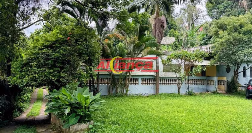 CHÁCARA Á VENDA COM 2.070,00m² - LINDO LAGO COM CARPAS NO RECREIO SÃO JORGE - GUARULHOS/SP