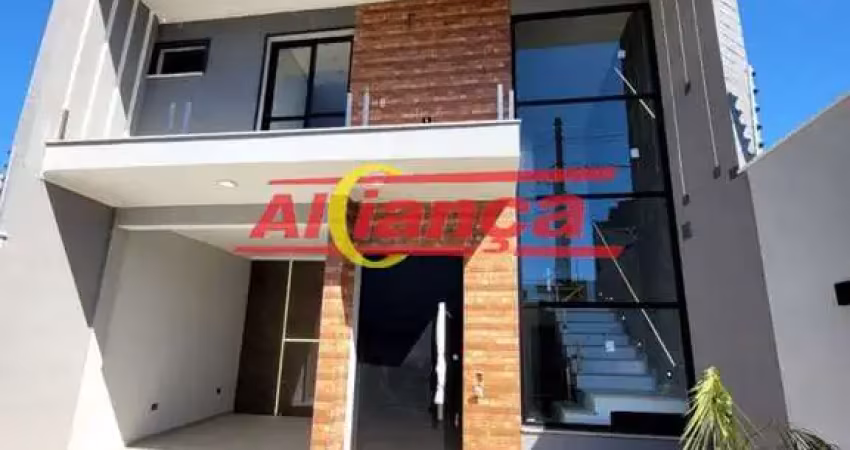 Sobrado  com 3 suítes, 3 vagas e Piscina- Res. e Com. Guarulhos.- Guarulhos-SP.