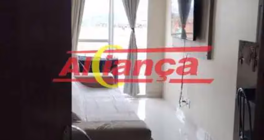 Apto de 2 dormitórios, 1 vaga, torre única- pq. das nações- guarulhos-sp.