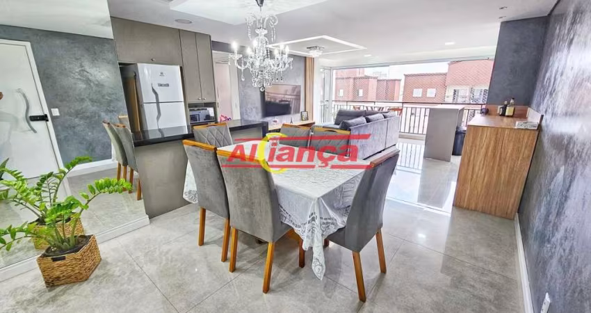 Apartamento no THE GATE - 81m² - 2 Dorms - 2 Vagas - Porteira Fechada - Sala Ampliada