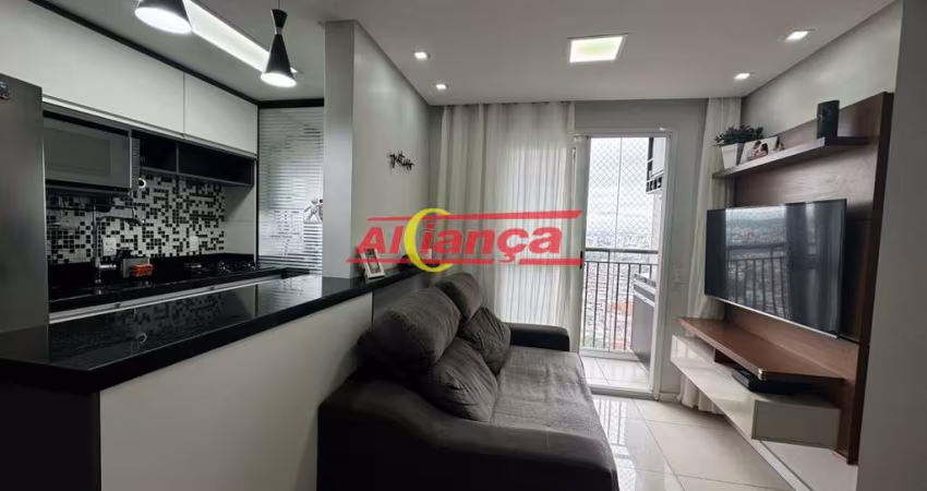 Lindo Apartamento de 57m² com 3 Dormitórios sendo 1 suíte, sacada e 1 vaga