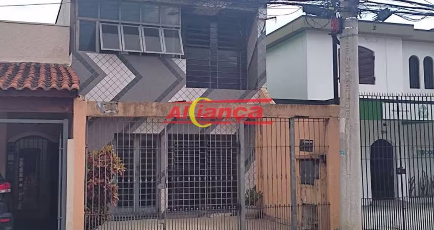 Sobrado comercial no centro de Guarulhos, 188 m2 com 6 salas e 5 banheiros .