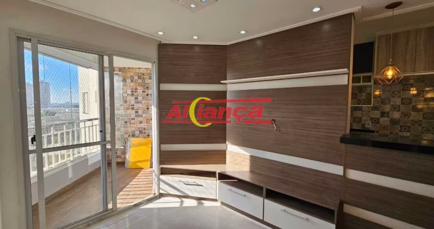 Apartamento 2 Dormitórios com Suíte, Varanda com churrasqueira e Lazer Completo