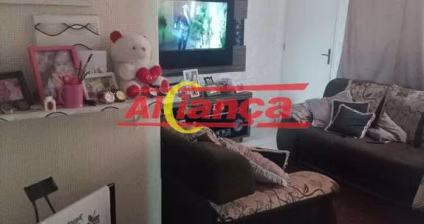 Apartamento 53m² 2 quartos, sala, cozinha, banheiro, 1 vaga  (rotativa) na Vila Alzira em Guarulhos