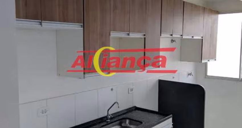 Apartamento com 2 quartos, 1 banheiro e 1 vaga de garagem - Água Chata - Guarulhos