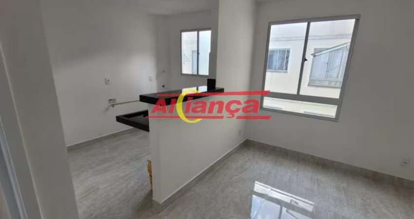 Apartamento com 2 quartos, vaga fixa e todo reformado no Jardim Ansalca - Guaurlhos - SP