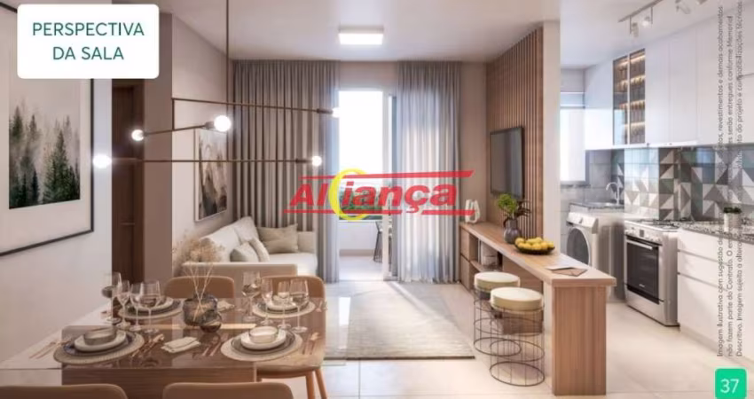 APARTAMENTO COM 2 DORMITÓRIOS À VENDA, 64,23M² - VILA AUGUSTA -  GUARULHOS/SP
