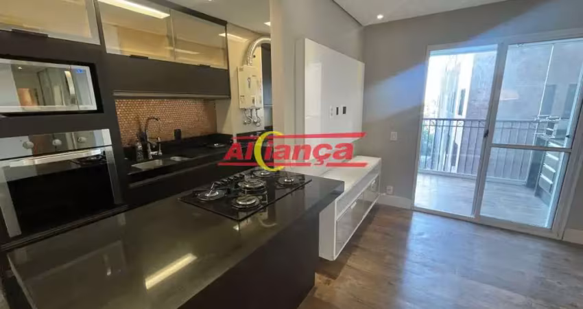 Apartamento com 3 dormitórios e 1 suíte à venda, 71m² - vila augusta - guarulhos/sp